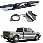 DURAFORCE Steel Rear Bumper Assembly For 1999-2007 Silverado Sierra 1500 W/Bracket