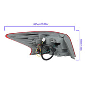 DURAFORCE Right Side Outer Tail Light Lamp For 2016-2018 Nissan Sentra Assembly