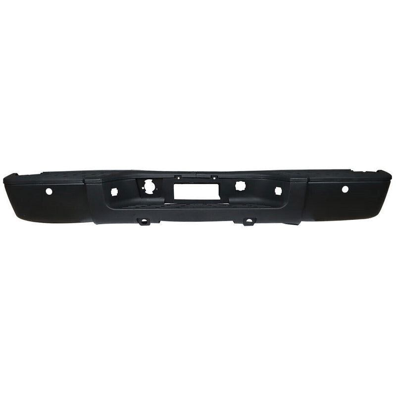 DURAFORCE Steel Rear Bumper For 2007-2013 Chevy Silverado / GMC Sierra 1500 Black