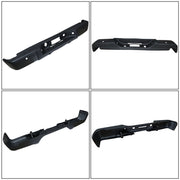 DURAFORCE Steel Rear Bumper For 2007-2013 Chevy Silverado / GMC Sierra 1500 Black