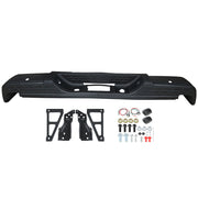 DURAFORCE Steel Rear Bumper For 2007-2013 Chevy Silverado / GMC Sierra 1500 Black