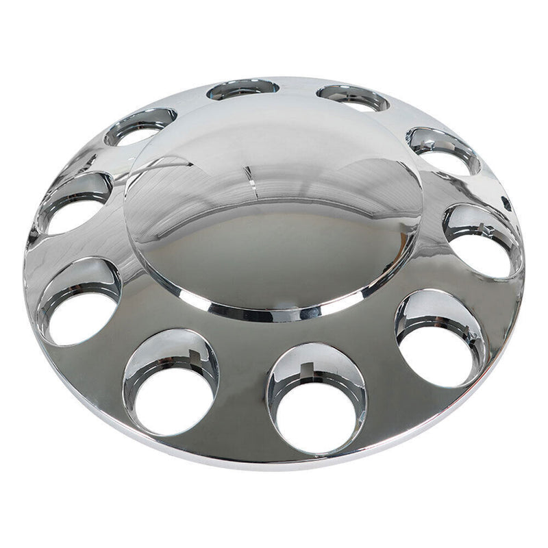 DURAFORCE Complete 33mm Lug Chrome Hub Cover Semi Truck Wheel Axle Cover Kit Front & Rear