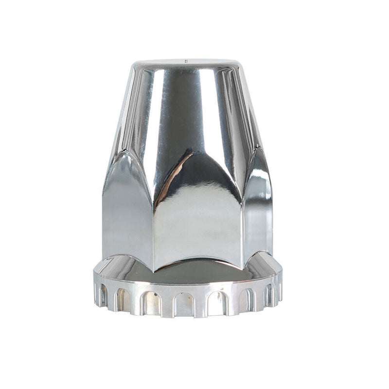 DURAFORCE Complete 33mm Lug Chrome Hub Cover Semi Truck Wheel Axle Cover Kit Front & Rear