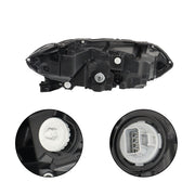 DURAFORCE Right+Left Headlights For 2022 2023 Honda Civic Sport/Touring LED Black