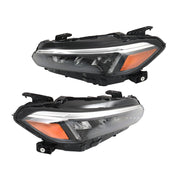 DURAFORCE Right+Left Headlights For 2022 2023 Honda Civic Sport/Touring LED Black