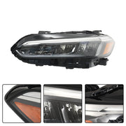 DURAFORCE Right+Left Headlights For 2022 2023 Honda Civic Sport/Touring LED Black