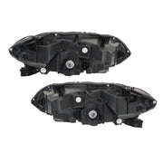 DURAFORCE Right+Left Headlights For 2022 2023 Honda Civic Sport/Touring LED Black