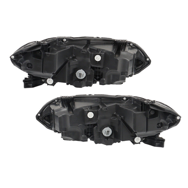 DURAFORCE Right+Left Headlights For 2022 2023 Honda Civic Sport/Touring LED Black