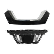 DURAFORCE Front Upper Grille For 2020 2021 2022 Nissan Versa With Trim Chrome Set