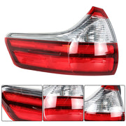 DURAFORCE Rear Driver Left Side Outer Tail Light For 2015-2020 Toyota Sienna Clear