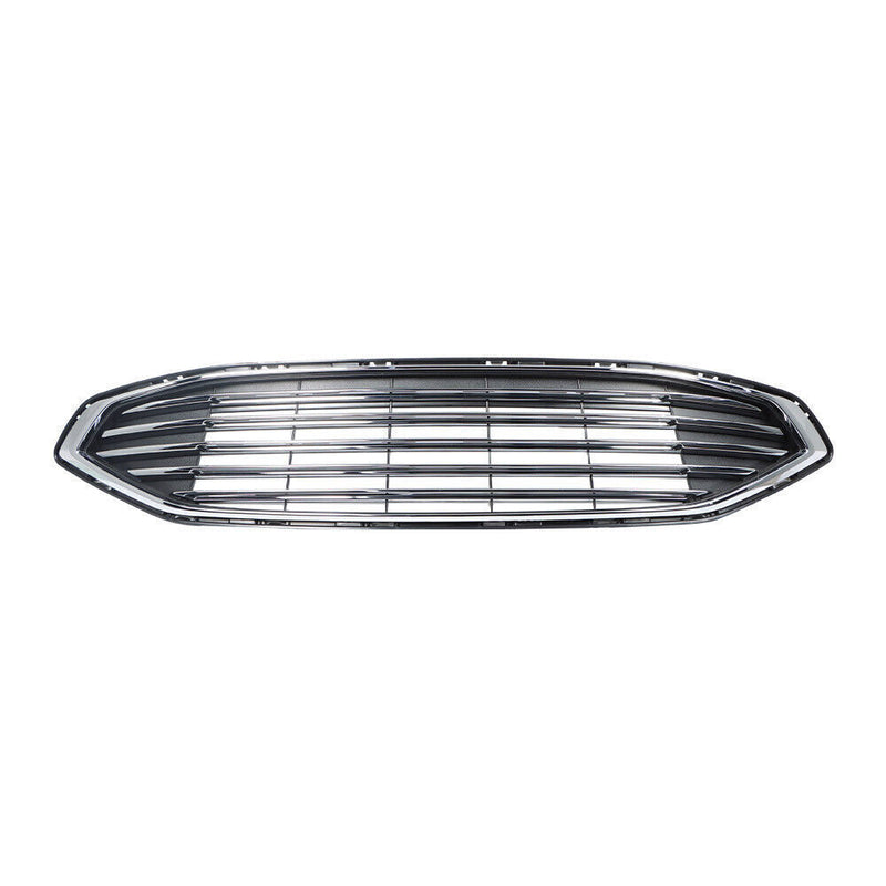 DURAFORCE Front Upper Bumper Grille For Ford Fusion 2017-2018 Chrome HS7Z-8200-AA