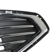 DURAFORCE Front Upper Bumper Grille For Ford Fusion 2017-2018 Chrome HS7Z-8200-AA