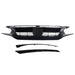 DURAFORCE Front Hood Grill For 2016-2018 Honda Civic Coupe Sedan Grille Eyelid