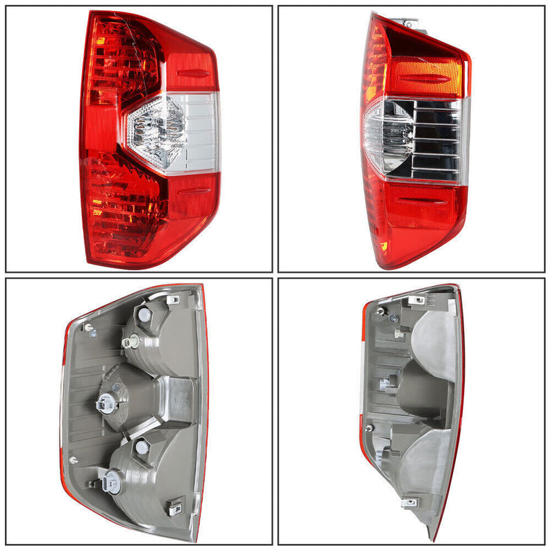 DURAFORCE Rear Tail Light For 2014-2020 Toyota Tundra Passenger Right Side Halogen