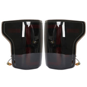 DURAFORCE Left+Right Tail Lights For 2015-2020 Ford F150 F-150 Black Housing LED