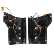 DURAFORCE Left+Right Tail Lights For 2015-2020 Ford F150 F-150 Black Housing LED