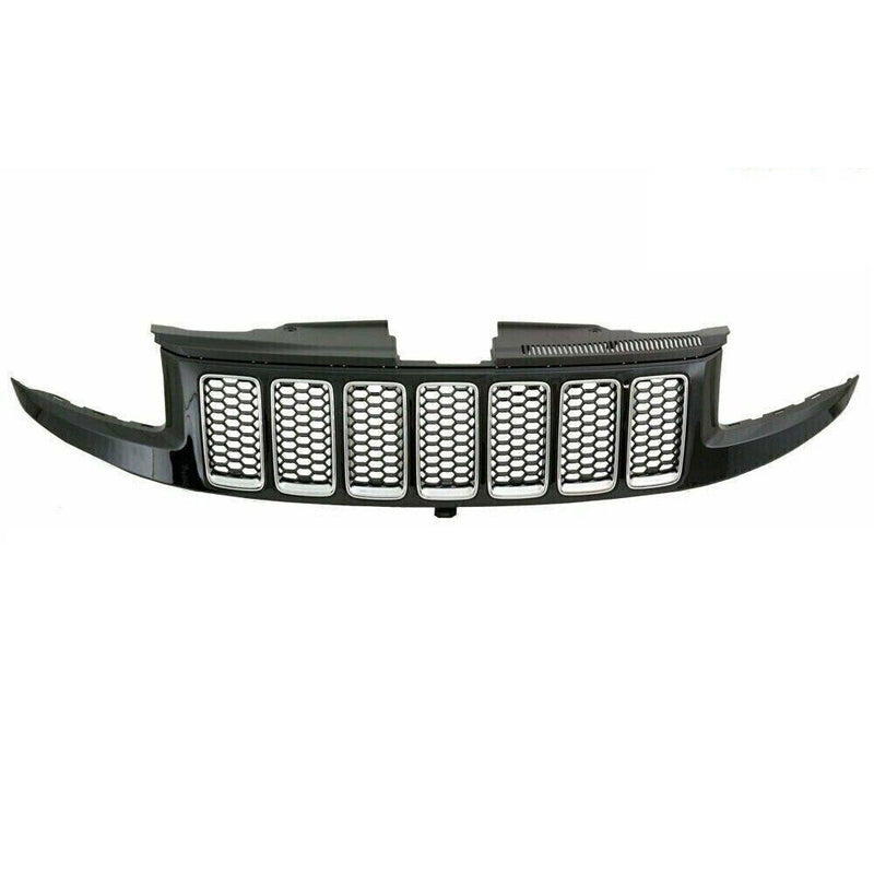 DURAFORCE For 2014-2016 Jeep Grand Cherokee SRT8 Style Honeycomb Mesh Front Bumper Grille