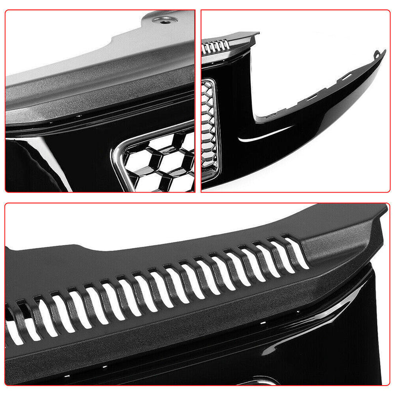 DURAFORCE For 2014-2016 Jeep Grand Cherokee SRT8 Style Honeycomb Mesh Front Bumper Grille