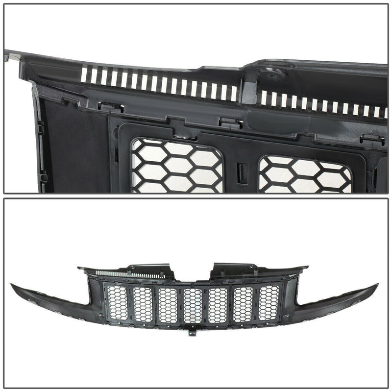 DURAFORCE For 2014-2016 Jeep Grand Cherokee SRT8 Style Honeycomb Mesh Front Bumper Grille