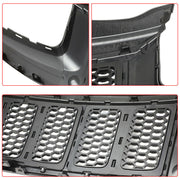 DURAFORCE For 2014-2016 Jeep Grand Cherokee SRT8 Style Honeycomb Mesh Front Bumper Grille
