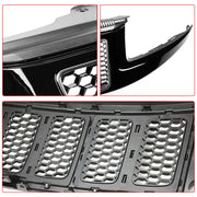 DURAFORCE For 2014-2016 Jeep Grand Cherokee SRT8 Style Honeycomb Mesh Front Bumper Grille