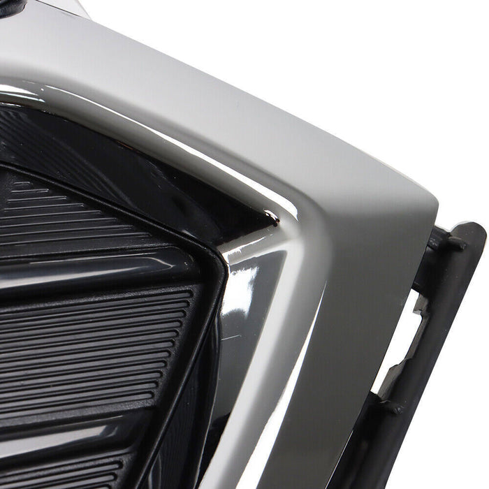 DURAFORCE Front Bumper Upper Grille For 2018-2020 Chevy Equinox Black＆Chrome Trim