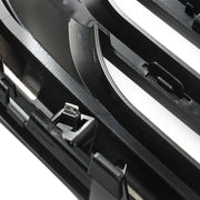 DURAFORCE Front Bumper Upper Grille For 2018-2020 Chevy Equinox Black＆Chrome Trim