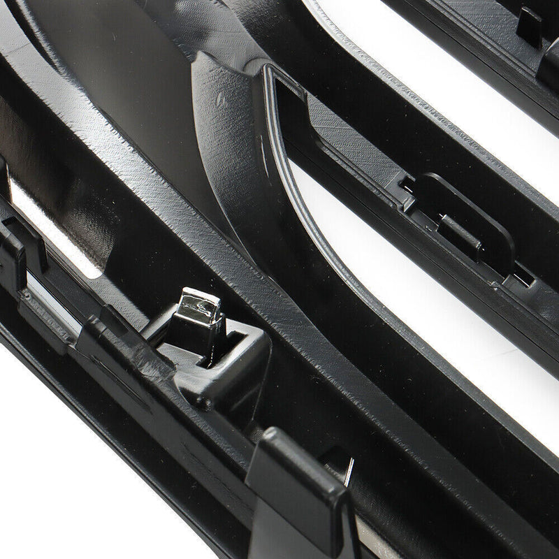 DURAFORCE Front Bumper Upper Grille For 2018-2020 Chevy Equinox Black＆Chrome Trim