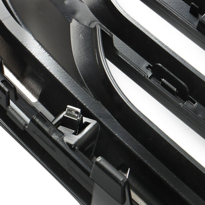 DURAFORCE Front Bumper Upper Grille For 2018-2020 Chevy Equinox Black＆Chrome Trim