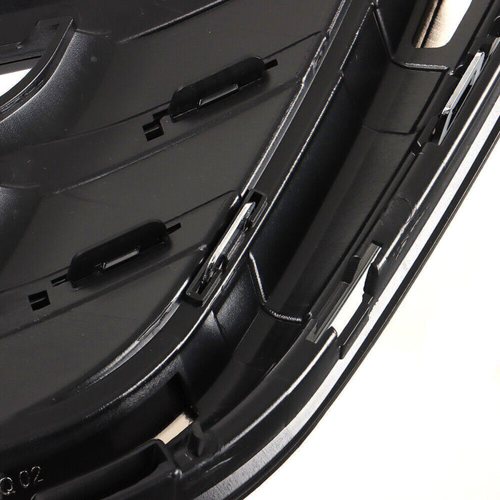 DURAFORCE Front Bumper Upper Grille For 2018-2020 Chevy Equinox Black＆Chrome Trim