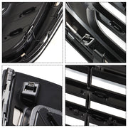 DURAFORCE Front Bumper Upper Grille For 2018-2020 Chevy Equinox Black＆Chrome Trim