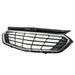 DURAFORCE Front Bumper Upper Grille For 2018-2020 Chevy Equinox Black＆Chrome Trim