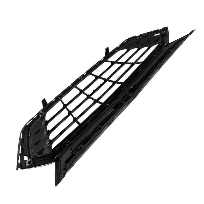 DURAFORCE Front Bumper Upper Grille For 2018-2020 Chevy Equinox Black＆Chrome Trim