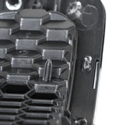 DURAFORCE Chrome Black Honeycomb Grille Grill Inserts For 2014-18 Jeep Cherokee