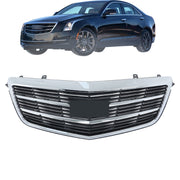 DURAFORCE Front Upper Bumper Grille Chrome 22879627 For 2015-2019 Cadillac ATS