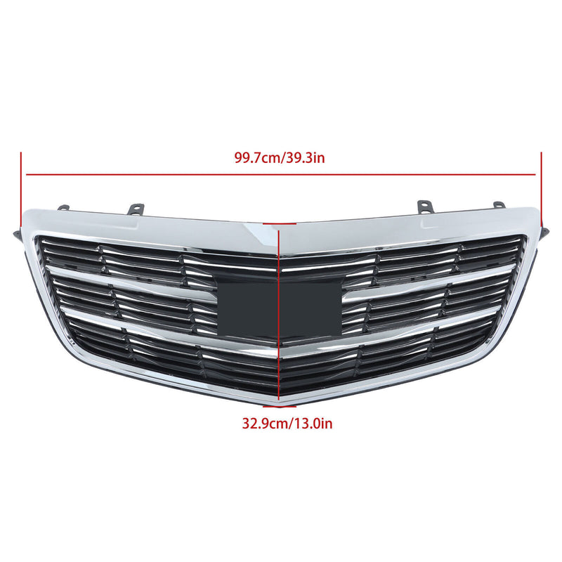 DURAFORCE Front Upper Bumper Grille Chrome 22879627 For 2015-2019 Cadillac ATS