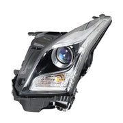 DURAFORCE Left Headlight For 2013-2018 Cadillac ATS Halogen Type Chrome Housing