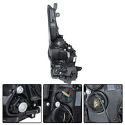 DURAFORCE Left Headlight For 2013-2018 Cadillac ATS Halogen Type Chrome Housing