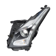DURAFORCE Left Headlight For 2013-2018 Cadillac ATS Halogen Type Chrome Housing