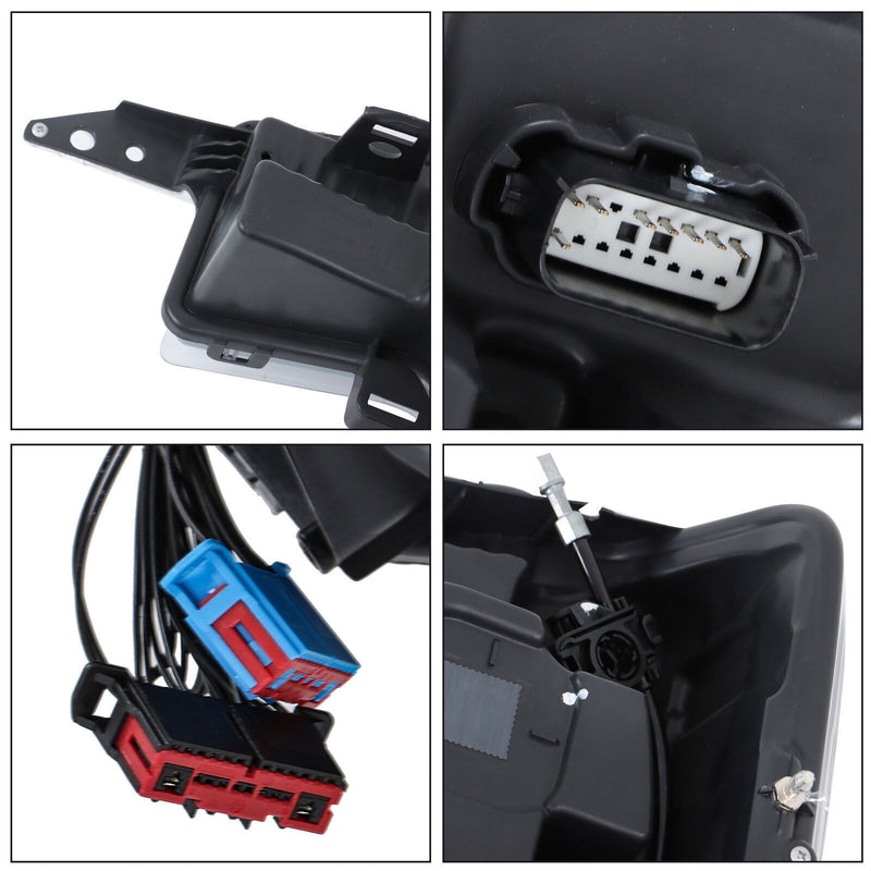 DURAFORCE Right LED Headlight For 2020-2022 Ford F250 F350 SuperDuty Black Trim