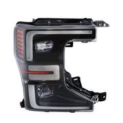 DURAFORCE Right LED Headlight For 2020-2022 Ford F250 F350 SuperDuty Black Trim