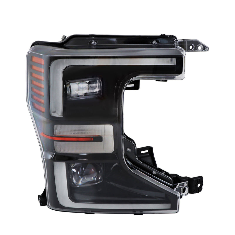 DURAFORCE Right LED Headlight For 2020-2022 Ford F250 F350 SuperDuty Black Trim