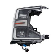 DURAFORCE Right LED Headlight For 2020-2022 Ford F250 F350 SuperDuty Black Trim