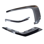 DURAFORCE Front bumper RH Side Chrome Trim Set For 2016-2020 Mitsubishi Outlander
