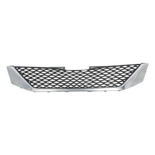 DURAFORCE Front Upper Grille Fit For 2011-2017 Toyota Sienna Chrome Trim Plastic