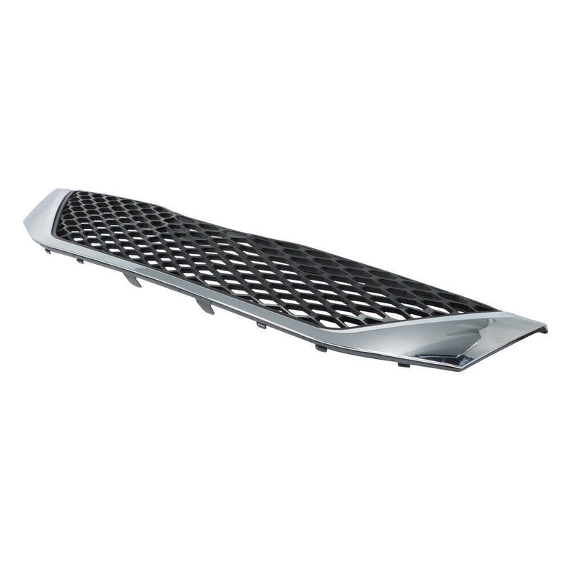 DURAFORCE Front Upper Grille Fit For 2011-2017 Toyota Sienna Chrome Trim Plastic
