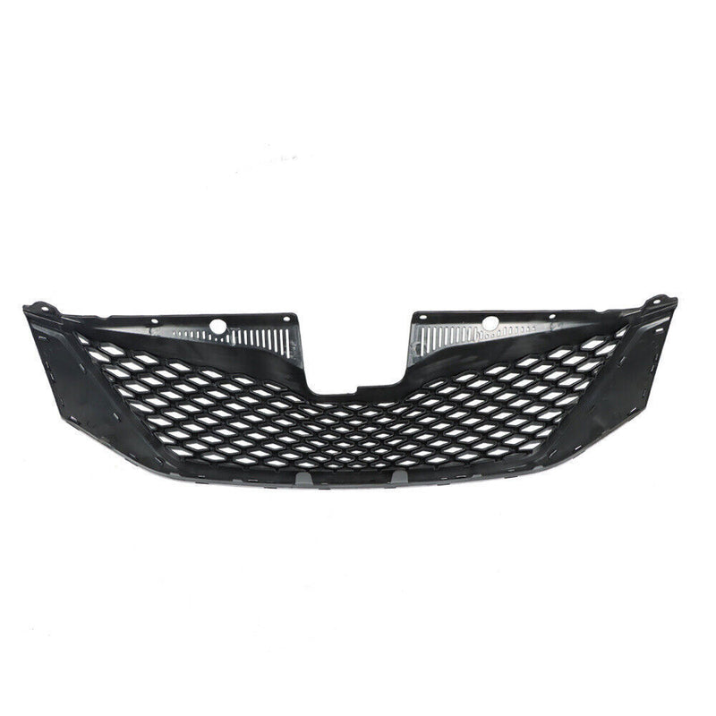 DURAFORCE Front Upper Grille Fit For 2011-2017 Toyota Sienna Chrome Trim Plastic