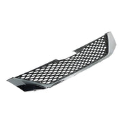 DURAFORCE Front Upper Grille Fit For 2011-2017 Toyota Sienna Chrome Trim Plastic