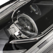 DURAFORCE Left+Right Headlight For 2016-2017 Honda Accord Sedan Halogen W/LED DRL