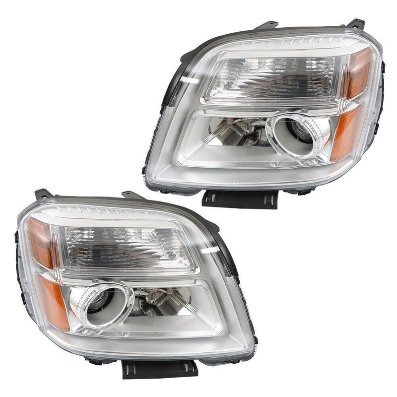 DURAFORCE Left+Right Headlight Fit For 2016-2017 GMC Terrain SLE SL SLT Halogen